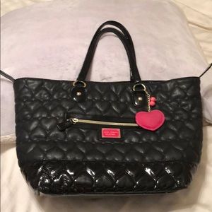 Large black Betsy Johnson bag!! 💋